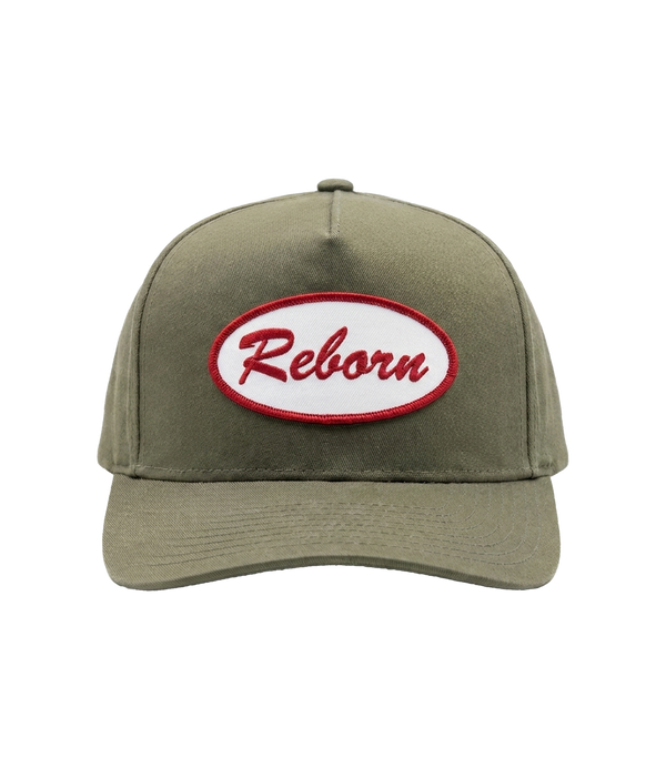 Reborn Mechanic Patch Hat front