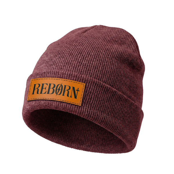Reborn Leather Patch Beanie