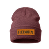 Reborn Leather Patch Beanie