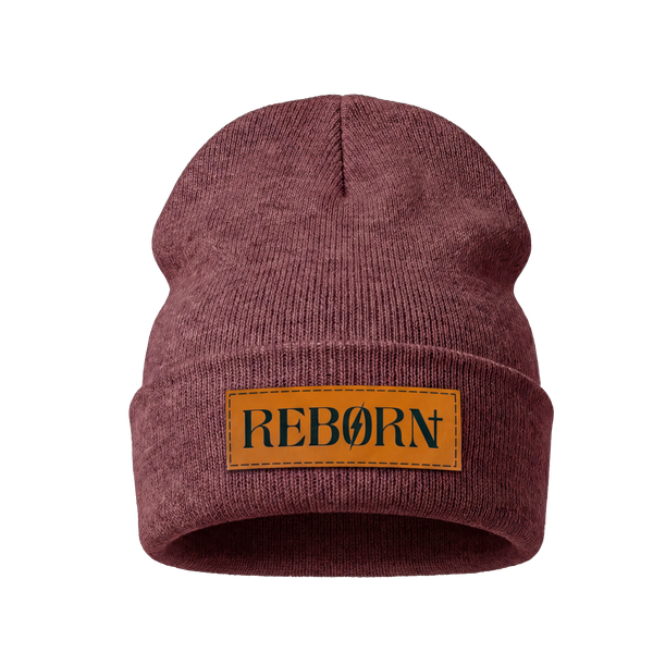 Reborn Leather Patch Beanie