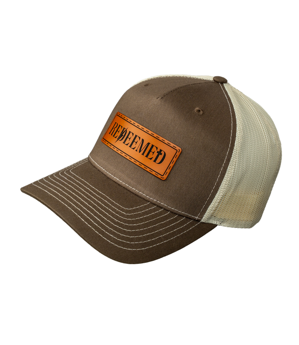 Redeemed Leather Patch Hat