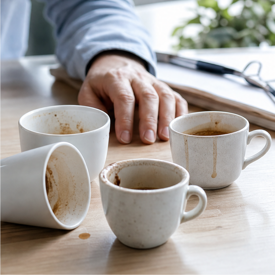 The coffee stopped working