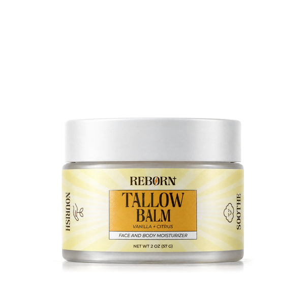 Reborn Revitalizing Tallow Balm, Vanilla + Citrus