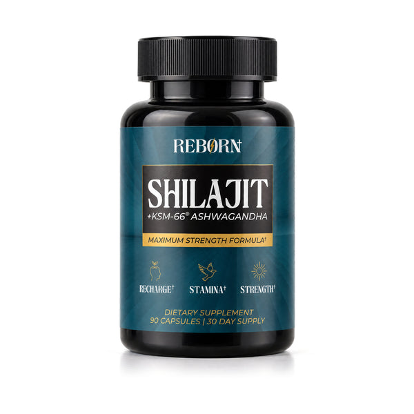 Reborn Shilajit + KSM-66 Ashwagandha Capsules