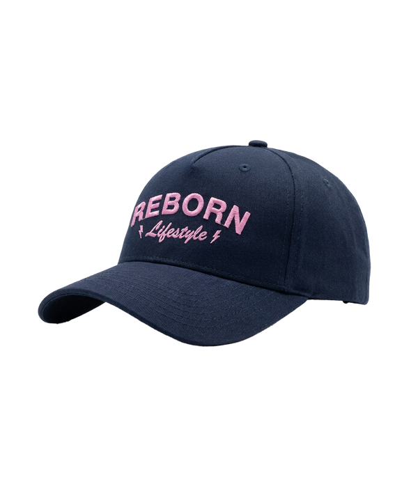 Reborn Stay Free Hat in Navy, side