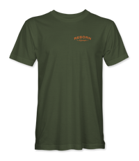 Reborn Stay Free T-Shirt in Hemp, front