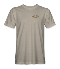 Reborn Stay Free T-Shirt in Ivory, front